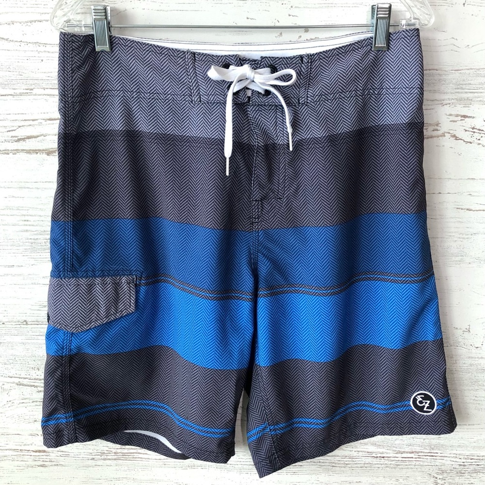 *3/$20* EZEKIEL Striped Herringbone Cargo Board Shorts 30
